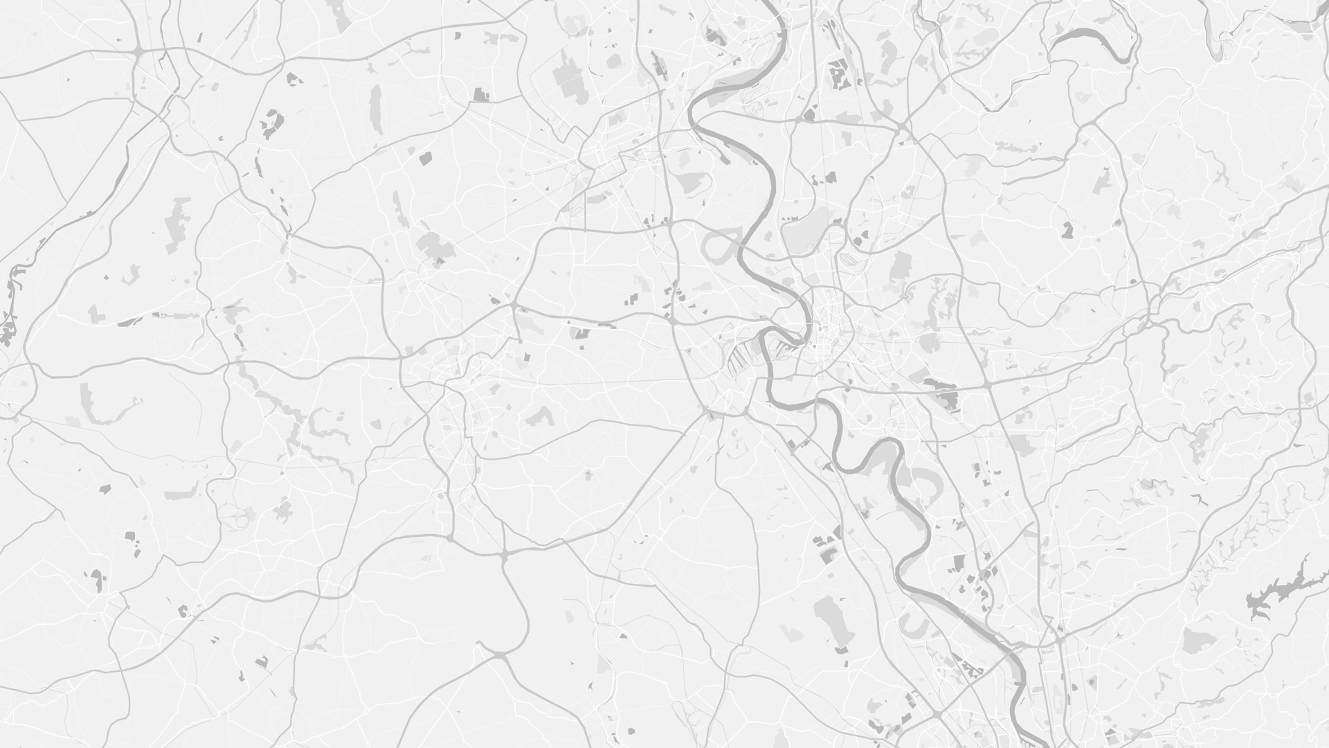 Karte mit den Standorten Korschenbroich und Düsseldorf